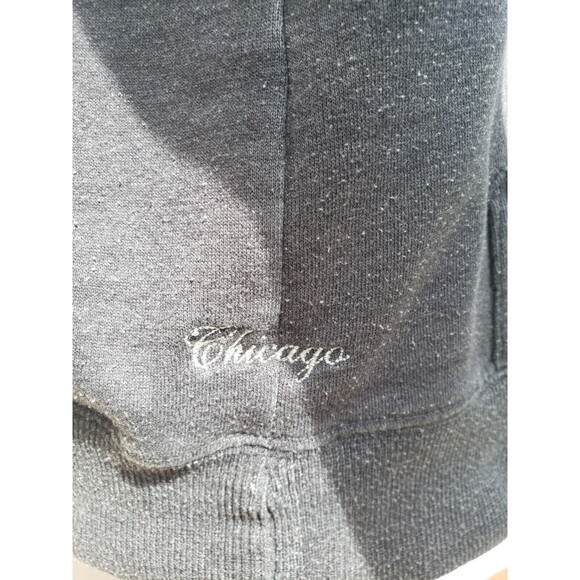 Hard Rock Café Chicago Jacket Hoodie Womens Sz Small Gray Bling Accents Full Zip - Picture 11 of 16